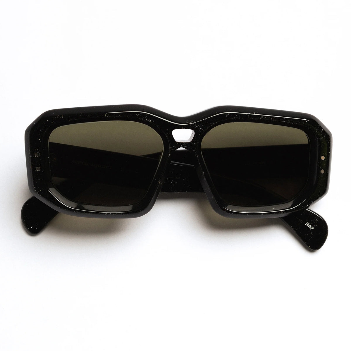 The Ray in Sparkling Black Sunglasses