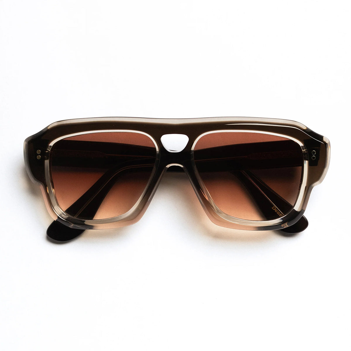The Deneuve in Taupe Fade Sunglasses