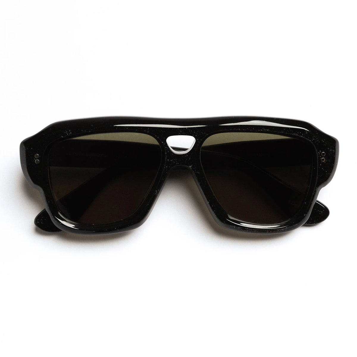 The Deneuve Sparkling Black Sunglasses
