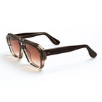 The Deneuve in Taupe Fade Sunglasses