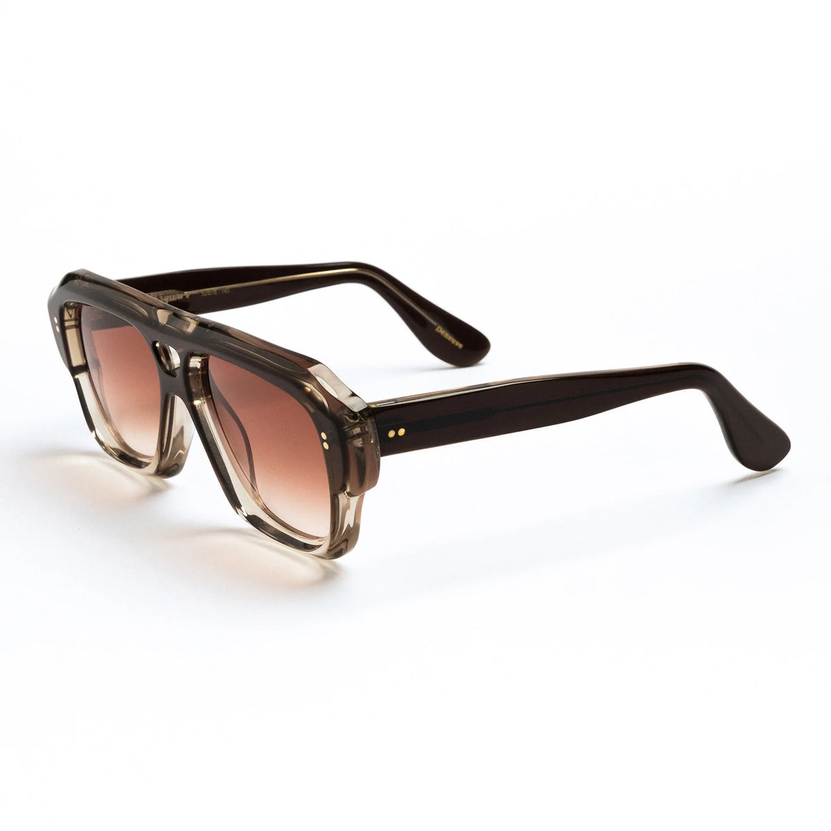 The Deneuve in Taupe Fade Sunglasses