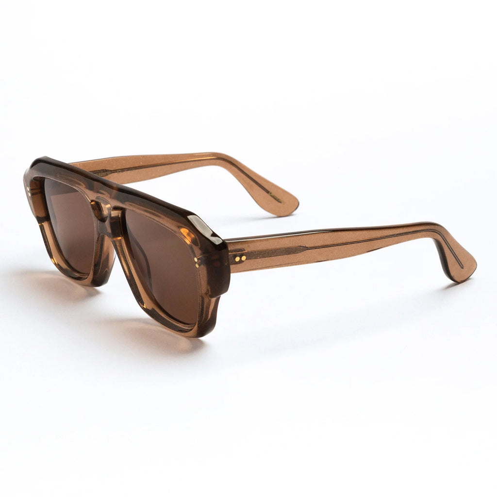 The Deneuve in Sparkling Bronze Sunglasses