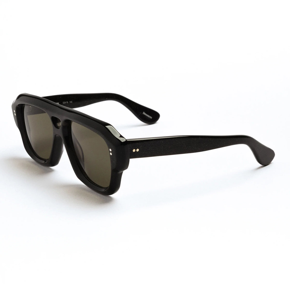 The Deneuve Sparkling Black Sunglasses