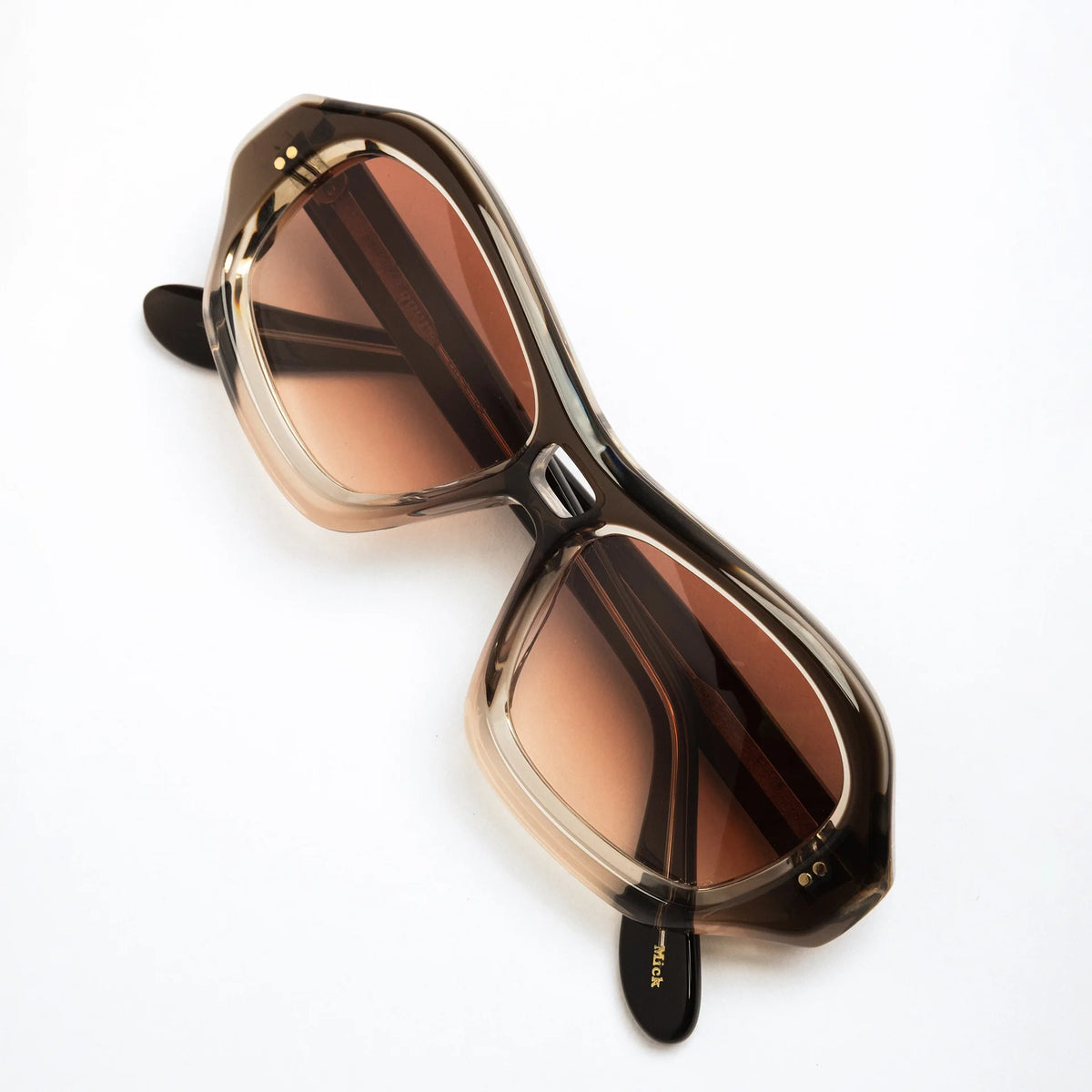 The Mick in Taupe Fade Sunglasses