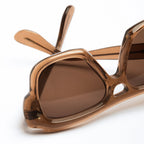The Deneuve in Sparkling Bronze Sunglasses
