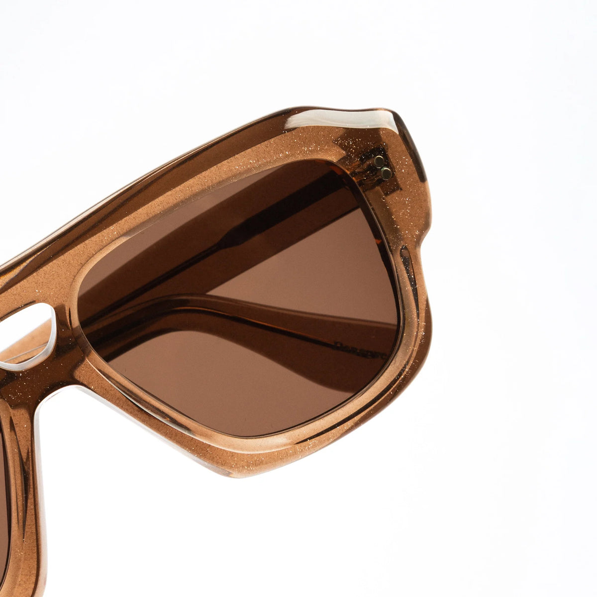 The Deneuve in Sparkling Bronze Sunglasses