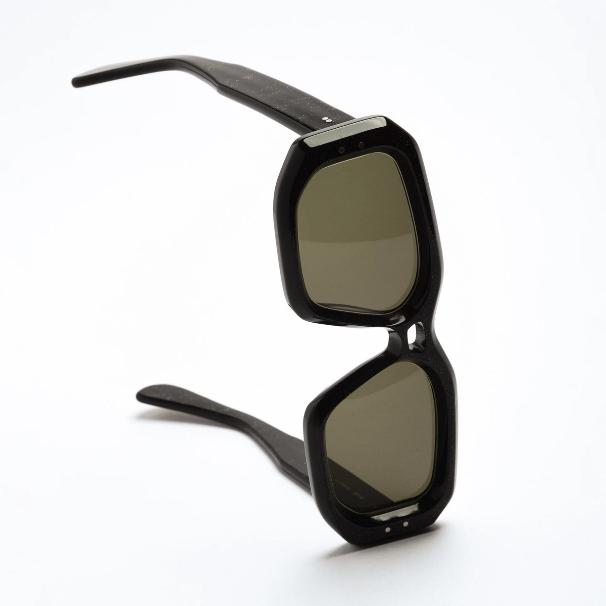 The Ray in Sparkling Black Sunglasses