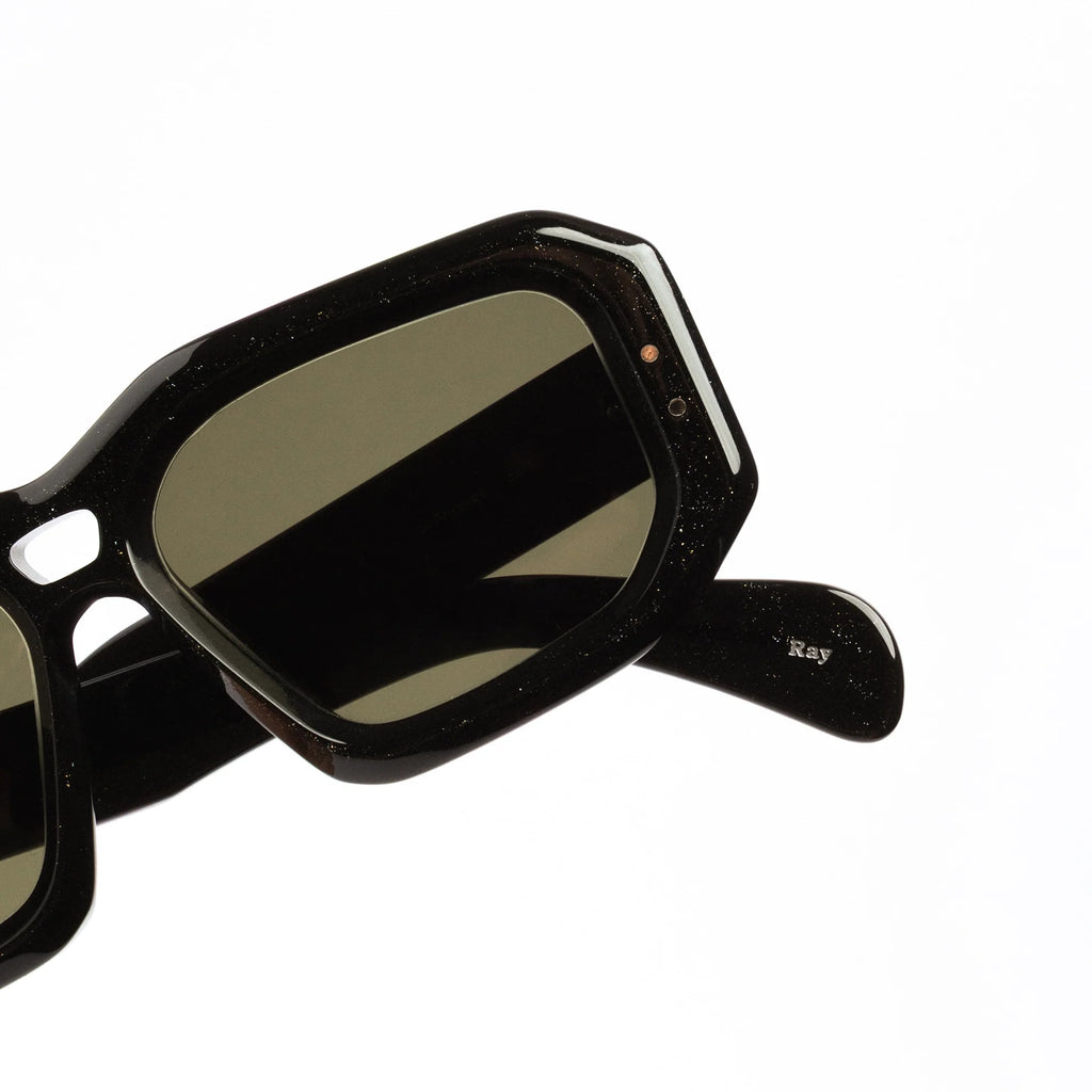 The Ray in Sparkling Black Sunglasses